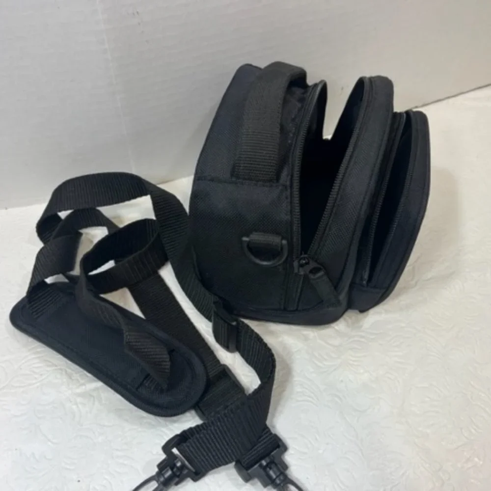 Sony Soft Camcorder/Camera Carrying Case w/Adj Strap & Handle Black 6x4x5